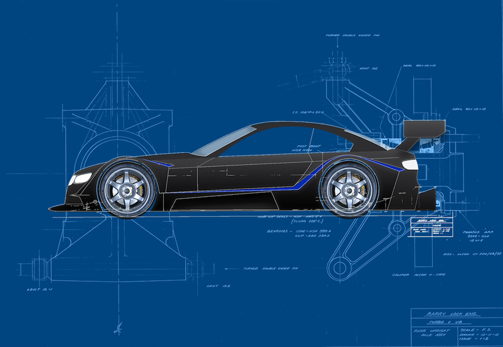 Aero Supercar side view